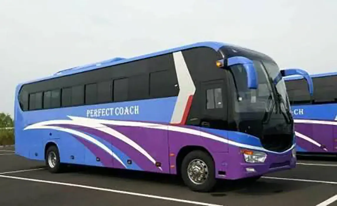 Coach Bus car rental fleet vehicle