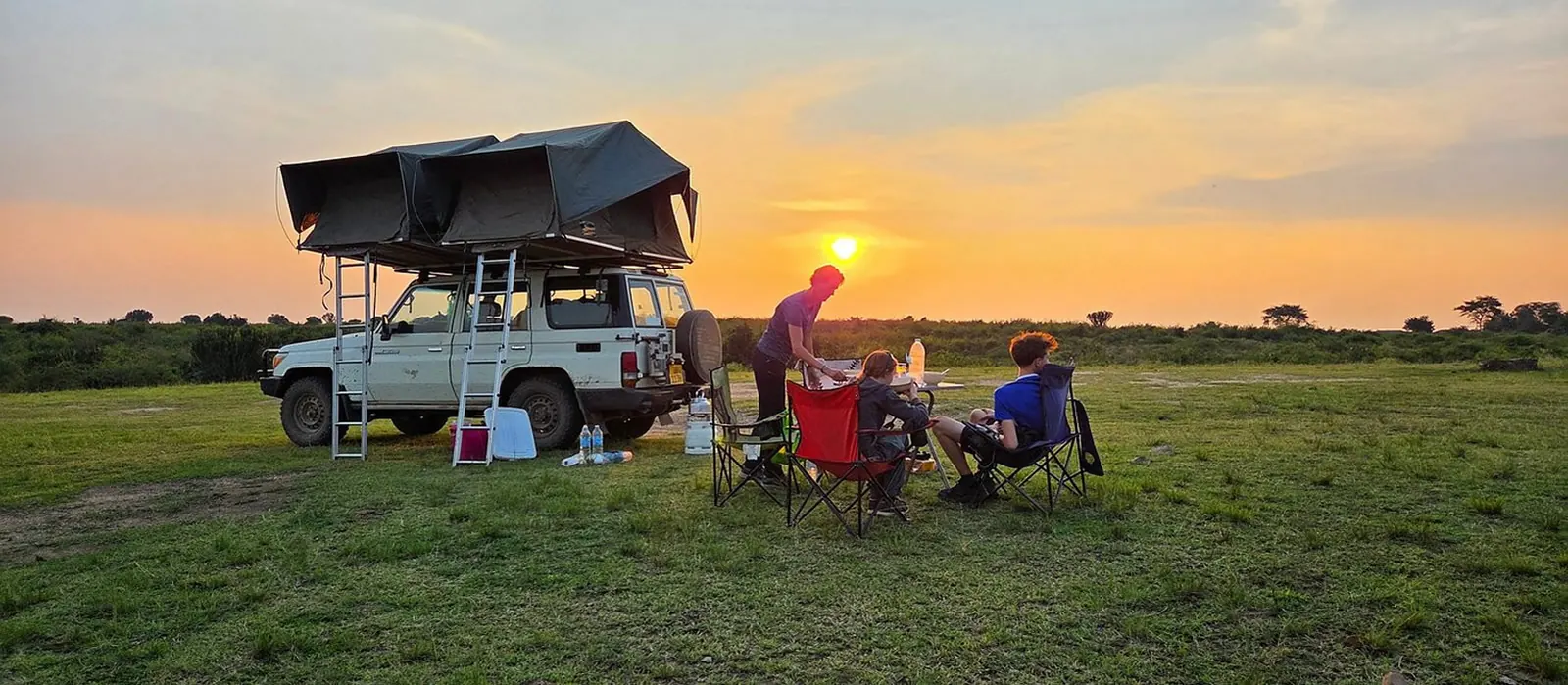 rooftop tent car rental Uganda Rwanda